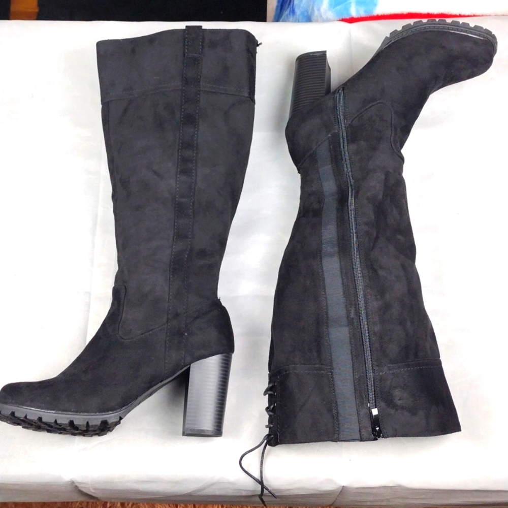 Torrid Charcoal Heeled Boots